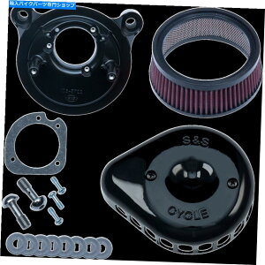 Air Filter SSTCN170-0442n[[_rbh\p~jXeXGAN[i[Lbg S & S Cycle 170-0442 Mini Stealth Air Cleaner Kits for Harley-Davidson
