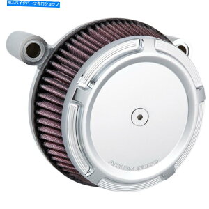 Air Filter Arlen Ness Chrome Big SuckerXe[WIGAN[i[w/ beveled Cover M8 17-19 Arlen Ness Chrome Big Sucker Stage I Air Cleaner w/ Beveled Cover M8 17-19