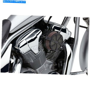 Air Filter �R�u���u���b�N�X�C�[�v�G�A�N���[�i�[�L�b�g-06-0267-01B�iCA�ɑD�͂���܂���j Cobra Black Swept Air Cleaner Kit - 06-0267-01B (no ship to CA)�y���s�A���i�z