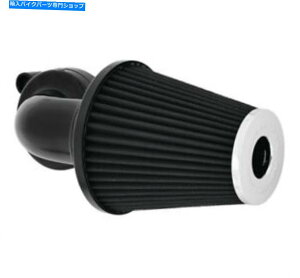 Air Filter A[lX81-000X^[TbJ[GAN[i[LbgubNJo[Ȃ Arlen Ness 81-000 Monster Sucker Air Cleaner Kits Black No Cover