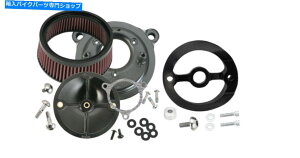 Air Filter SSX[p[XgbNXeXXe[W1GAN[i[w/ rushmoreA_v^[14-16 flh/ t S&S Super Stock Stealth Stage 1 Air Cleaner w/ Rushmore Adapter 14-16 FLH/T