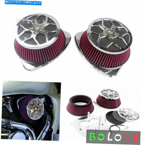 Air Filter XYLuo[hM109R VLR1800 2006-2019̃fAGACe[NtB^[GAN[i[ Dual Air Intake Filter Air Cleaner For Suzuki Boulevard M109R VLR1800 2006-2019