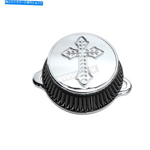 Air Filter La Choppers Chrome Spanish Cross Air Cleaner Kit-LA-2396-03iCAɑD͂܂j LA Choppers Chrome Spanish Cross Air Cleaner Kit - LA-2396-03 (no ship to CA)