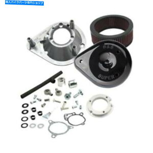 Air Filter Harley 2008-16 FLH FLT 16-17 Softail 170-0312b��S��S�u���b�N�G�A�N���[�i�[�L�b�g S&S Black Air Cleaner Kit for Harley 2008-16 FLH FLT 16-17 Softail 170-0312B�y���s�A���i�z
