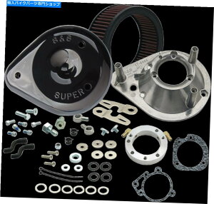 Air Filter S��S�T�C�N���G�A�N���[�i�[�L�b�g170-0182a Harley XL 91-06 Sportster CV Carb Black S & S Cycle Air Cleaner Kit 170-0182A Harley XL 91-06 Sportster CV carb Black�y���s�A���i�z
