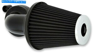 Air Filter A[lX81-039X^[TbJ[GAN[i[LbgubNJo[Ȃ Arlen Ness 81-039 Monster Sucker Air Cleaner Kits Black No Cover