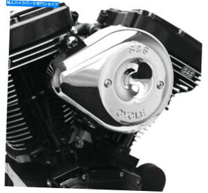 Air Filter SSXeXeBAhbvGAN[i[LbgChrome170-0524B S&S Stealth Teardrop Air Cleaner Kits Chrome 170-0524B