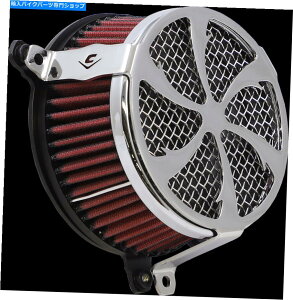 Air Filter CobráAGAN[i[LbgChrome 606-0100-01-SB|܂ Cobra Swept Air Cleaner Kit Chrome 606-0100-01-SB