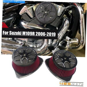 Air Filter XYLM109R{X06-19 VZR1800rbOCe[NGAN[i[tB^[tB^[LbgA~jE For Suzuki M109R Boss 06-19 VZR1800 Big Intake Air Cleaner Filter Kit Aluminum