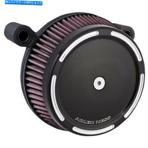 Air Filter �A�[�����l�X50-836�u���b�N�X���b�g�g���b�N�r�b�O�T�b�J�[�X�e�[�WI�G�A�N���[�i�[�L�b�g�n�[���[ Arlen Ness 50-836 Black Slot Track Big Sucker Stage I Air Cleaner Kit for Harley�y���s�A���i�z