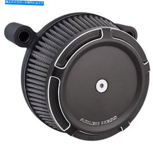 Air Filter �A�[�����l�X50-841�u���b�N�x�x���r�b�O�T�b�J�[�X�e�[�WI�n�[���[�p�G�A�N���[�i�[�L�b�g Arlen Ness 50-841 Black Beveled Big Sucker Stage I Air Cleaner Kit for Harley�y���s�A���i�z