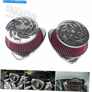Air Filter I[goCfACe[NtB^[XYLuo[hM109R 2006-19̃rbOGAN[i[ Motorcycle Dual Intake Filter Big Air Cleaner For Suzuki Boulevard M109R 2006-19