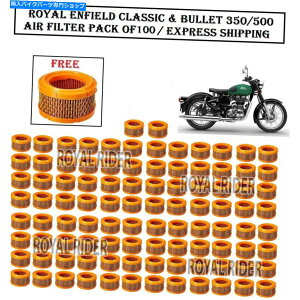 Air Filter Royal Enfield Classic��Bullet 350/500 100 / Express Shipping�̃G�A�t�B���^�[�p�b�N ROYAL ENFIELD CLASSIC & BULLET 350/500 AIR FILTER PACK OF 100 / Express Shipping