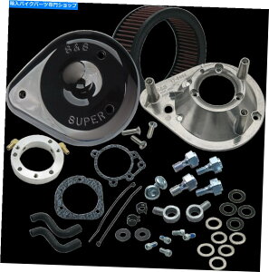 Air Filter SSubNeBAhbvCVGAN[i[tB^[tB^[Lbg93-06n[[_CicA[\tgC S&S Black Teardrop CV Air Cleaner Filter Kit 93-06 Harley Dyna Touring Softail