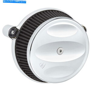 Air Filter A[lXrbOTbJ[Xe[WIGAtB^[LbgAJo[AXJbviNj18-341 Arlen Ness Big Sucker Stage I Air Filter Kit w/ Cover, Scalloped (Chrome) 18-341