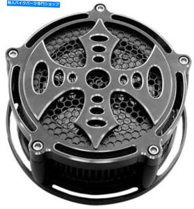 Air Filter �����r���b�g�o�b�h�A�b�N�X�G�A�N���[�i�[�u���b�N��BAX-210-4H-BLK�n�[���[�f�r�b�h�\�� Precision Billet Bad Axe Air Cleaner Black #BAX-210-4H-BLK Harley Davidson