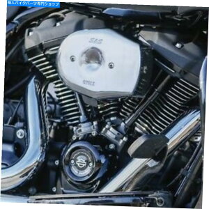 Air Filter SS 170-0595ANXeXgr[gGAN[i[tB^[Lbgn[[M8 FL 17-19 S&S 170-0595A Chrome Stealth Tribute Air Cleaner Filter Kit Harley M8 FL 17-19