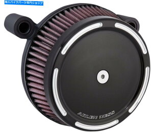 Air Filter �A�[�����l�X50-839�r�b�O�T�b�J�[�X�e�[�W1�G�A�t�B���^�[�L�b�g�X���b�g�g���b�N�J�o�[�u���b�N Arlen Ness 50-839 Big Sucker Stage 1 Air Filter Kit With Slot Track Cover Black�y���s�A���i�z