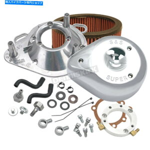 Air Filter SSTCNNeBAhbvGAN[i[Lbg-170-0303BiCAւ̑DȂj S&S Cycle Chrome Teardrop Air Cleaner Kit - 170-0303B (no ship to CA)