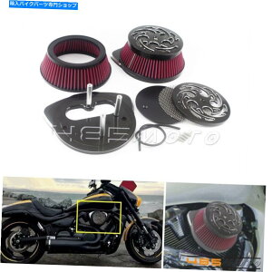 Air Filter �X�Y�L�u���o�[�hM109R '06 -'19 VLR/VZR1800�p�̃r�b�O�T�P�b�g�G�A�N���[�i�[�L�b�g Intake Big Sucket Air Cleaner Kit For Suzuki Boulevard M109R '06-'19 VLR/VZR1800�y���s�A���i�z