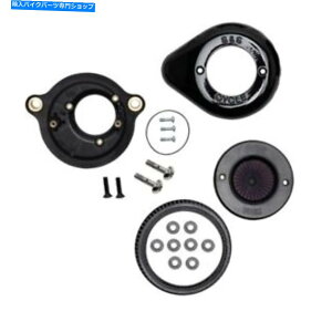 Air Filter SSXeXGAXeBK[eBAhbvGAN[i[LbgubN170-0718An[[frbh\ S&S Stealth Air Stinger Teardrop Air Cleaner Kit Black 170-0718A Harley Davidson