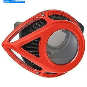 Air Filter A[lXbhNAn[[M8 17-20 1010-2551̂߂̃NA܂̃GAN[i[ Arlen Ness Red Clear Tear Air Cleaner for Harley M8 17-20 1010-2551