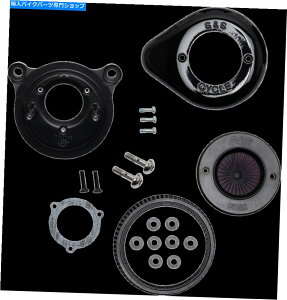 Air Filter SSubNGAXeBK[eBAhbvXeXGAN[i[2008-2017c[O170-0720 S&S Black Air Stinger Teardrop Stealth Air Cleaner 2008-2017 Touring 170-0720