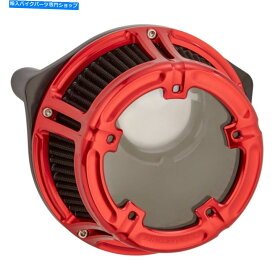 Air Filter Arlen Ness 18-173赤陽極酸化方法クリアステージ1エアクリーナーフィルターXL 88-17 Arlen Ness 18-173 Red Anodized Method Clear Stage 1 Air Cleaner Filter XL 88-17