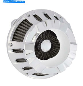 Air Filter A[lXtJbgNXe[W1n[[FLH/T 08-16pGAN[i[ Arlen Ness Inverted Deep Cut Chrome Stage 1 Air Cleaner for Harley FLH/T 08-16