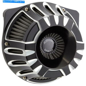 Air Filter A[lXfB[vJbgCo[grbOTbJ[GAN[i[2008-2017n[[*ubN Arlen Ness Deep Cut Inverted Big Sucker Air Cleaner 2008-2017 Harley* Black