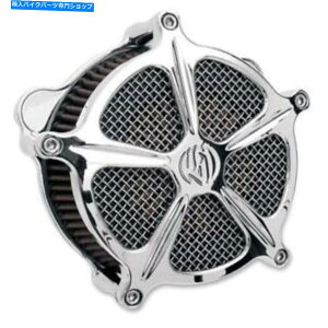 Air Filter Roland Sands Venturi Chrome Speed5 V-Twin 0206-2000-CH用エアクリーナー Roland Sands Venturi Chrome Speed 5 Air Cleaner for V-Twin 0206-2000-CH