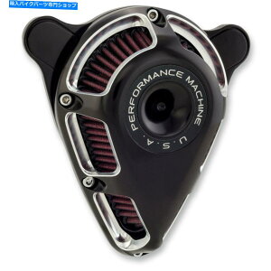 Air Filter ptH[}X}VRgXg2008-2017 Harley*̃WFbgGAN[i[Jbg* Performance Machine Contrast Cut Jet Air Cleaner for 2008-2017 Harley*