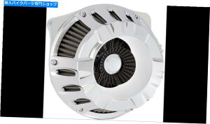 Air Filter アーレンネスディープカットインバートフィルターキットクロムハーレーツアーソフトアイル17+エボ Arlen Ness Deep Cut Inverted Filter Kit Chrome Harley Touring Softail 17+ Evo