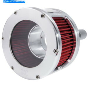Air Filter feuling ba[XV[YԃGAN[i[tB^[tB^[NAJo[Lbgn[[m-eight Feuling BA Race Series Raw Red Air Cleaner Filter Clear Cover Kit Harley M-Eight