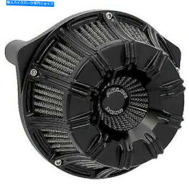 Air Filter アーレンネスブラック10ゲージ逆シリーズハーレー用エアクリーナーキット1010-2648 Arlen Ness Black 10-Gauge Inverted Series Air Cleaner Kit for Harley 1010-2648