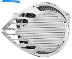 Air Filter tNtgNtBtGAN[i[tB^[RC-600-007n[[X|[cX^[XL 88-2 Rough Craft Chrome Finned Air Cleaner Filter RC-600-007 Harley Sportster XL 88-2