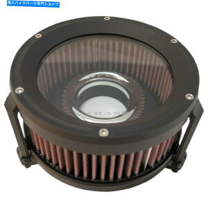 Air Filter 2001-2017n[[f̃gXNubNATg`[WnCt[GAN[i[ Trask Black Assault Charge High-Flow Air Cleaner for 2001-2017 Harley Models