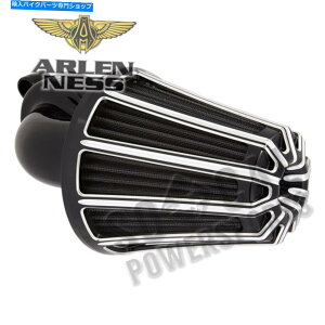 Air Filter A[lX81-007X^[zՃGAN[i[LbgubN10Q[W Arlen Ness 81-007 Monster Sucker Air Cleaner Kits Black 10-Gauge