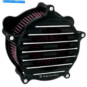 Air Filter Roland Sands Venturi Contrast v-twin 0206-2071-BHp̃mX^WAGAN[i[ Roland Sands Venturi Contrast Cut Nostalgia Air Cleaner for V-Twin 0206-2071-BH