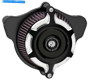 Air Filter [hTYRgXgJbgXvbgugn[[rbgGAN[i[0206-2104-BM Roland Sands Contrast Cut Split Blunt Harley Billet Air Cleaner 0206-2104-BM