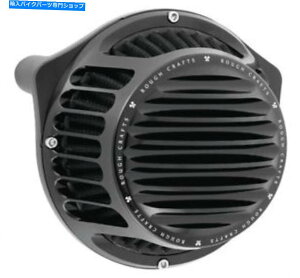 Air Filter tNtgubNEhGAN[i[LbgptH[}XzCVXeRC-600-009 Rough Craft Black Round Air Cleaner Kit Performance Intake System RC-600-009
