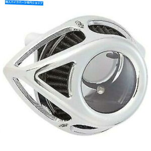 Air Filter A[lXNNAeBAV[YGAN[i[Lbgn[[cCJ Arlen Ness Chrome Clear Tear Series Air Cleaner Kit for Harley Twin Cam