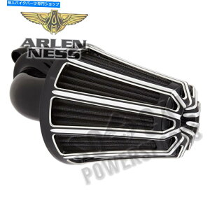 Air Filter A[lX81-002X^[TbJ[GAN[i[LbgubN10Q[W Arlen Ness 81-002 Monster Sucker Air Cleaner Kits Black 10-Gauge