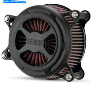 Air Filter Vance��Hines Vo2 x�G�A�N���[�i�[ - �u���b�N�����N��42063 Vance & Hines VO2 X Air Cleaner - Black Wrinkle 42063�y���s�A���i�z