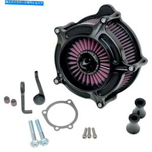 Air Filter RSD�^�[�r���u���b�N�G�A�N���[�i�[�i0206-2038-B�j RSD Turbine Black Air Cleaner (0206-2038-B)�y���s�A���i�z