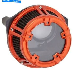 Air Filter A[lX18-184IW\bhn[[M8 17-20̃NAV[YGAN[i[ Arlen Ness 18-184 Orange Method Clear Series Air Cleaner for Harley M8 17-20