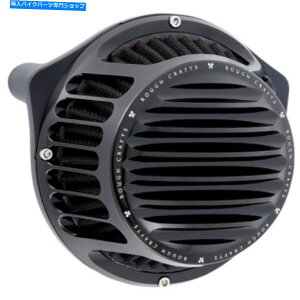 Air Filter tNtgubNGAN[i[Ce[Nu[U[n[[17+c[O18+\tgACM8 Rough Crafts Black Air Cleaner Intake Breather Harley 17+ Touring 18+ Softail M8