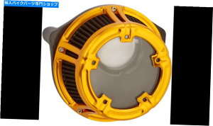 Air Filter A[lX\bhGAN[i[tB^[LbgS[hn[[cCJ\tgAC99-17 Arlen Ness Method Air Cleaner Filter Kit Gold Harley Twin Cam Softail 99-17