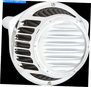 Air Filter tNtgNGAN[i[tB^[Lbg1999-2017n[[_Ci\tgACc[O Rough Crafts Chrome Air Cleaner Filter Kit 1999-2017 Harley Dyna Softail Touring