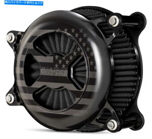 Air Filter VanceHines Vo2 America Black Flag Air Cleaner Intake Kiti42039FGj Vance & Hines VO2 America Black Flag Air Cleaner Intake Kit (42039FG)